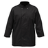 Winco Essentials Each Winco UNF-5KM Chef Jacket Universal Fit Double Breasted Medium Black | Denson CFE