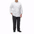 Winco Essentials Each Winco UNF-5WXXL White Double Breasted Chef Jacket 2X-Large with Chest and Thermometer Pockets | Denson CFE