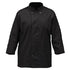 Winco Essentials Each Winco UNF5KXL Black Poly-Cotton Double Breasted Chef Jacket Extra Large | Denson CFE