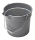 Winco Essentials Each Winco UPP-10G 10 Quart Gray Polyethylene Utility Pail for Versatile Storage and Pouring | Denson CFE