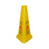 Winco Essentials Each Winco WCS-27T 27" Wet Floor Tri Cone Shaped Caution Sign | Denson CFE