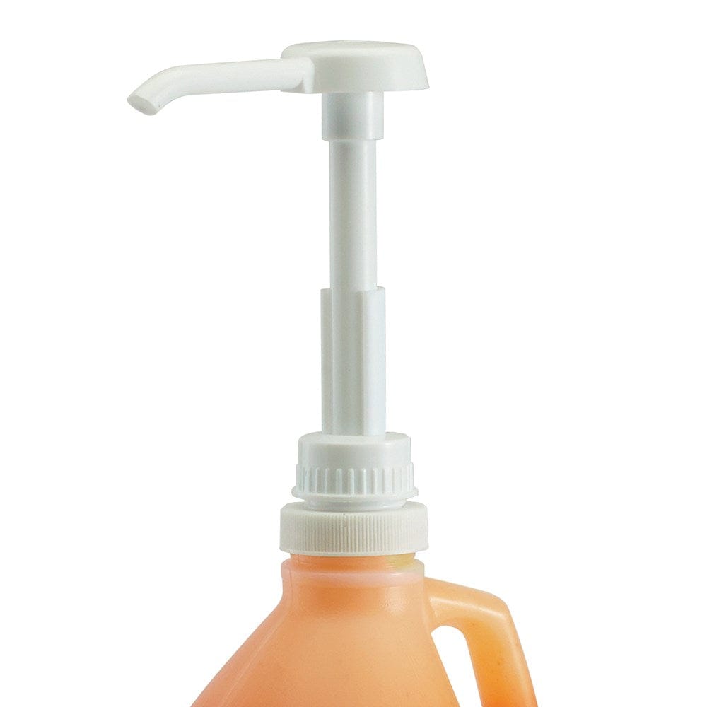 Winco Essentials Set Winco PKT-1 Pump Dispenser with Three Capacity Restrictors for One Gallon Jug 17 Inches Overall Length 1.5 Inches Diameter Cap | Denson CFE
