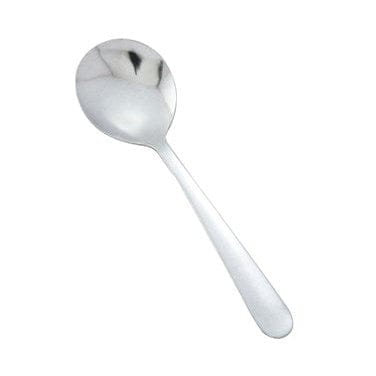 Winco Flatware Dozen Winco 0002-04 6" Bouillon Spoon, Windsor Pattern | Denson CFE