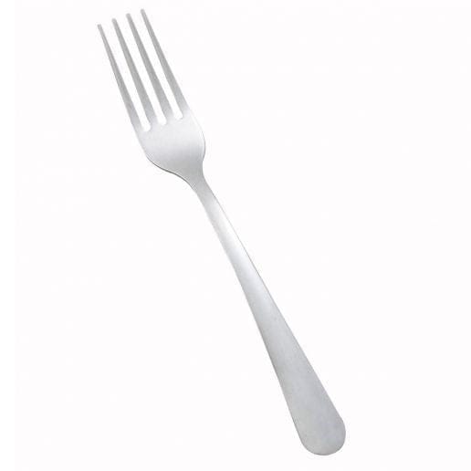 Winco Flatware Dozen Winco 0002-05 7 Inch Windsor Flatware Stainless Steel Dinner Fork | Denson CFE