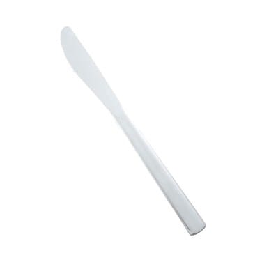Winco Flatware Dozen Winco 0002-08 Windsor Dinner Knife - 18/0 Stainless Steel, Medium Weight | Denson CFE