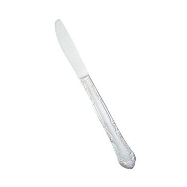 Winco Flatware Dozen Winco 0004-08 Elegance Flatware Stainless Steel Dinner Knife Medium Weight Silver Finish | Denson CFE