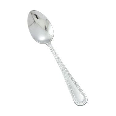 Winco Flatware Dozen Winco 0005-01 Stainless Steel Dots Flatware Teaspoon Elegant Design Durable | Denson CFE