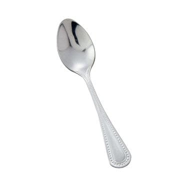 Winco Flatware Dozen Winco 0005-09 Dots Flatware Stainless Steel Demitasse Spoon Silver Heavyweight | Denson CFE