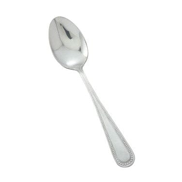 Winco Flatware Dozen Winco 0006-01 Stainless Steel Toulouse Teaspoon Elegant Dots Pattern | Denson CFE