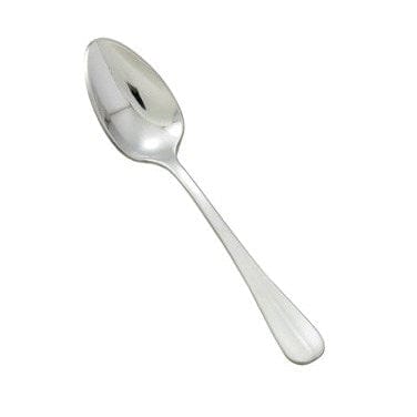 Winco Flatware Dozen Winco 0034-09 Stainless Steel Demitasse Spoon Elegant Stanford Design for Coffee and Tea | Denson CFE