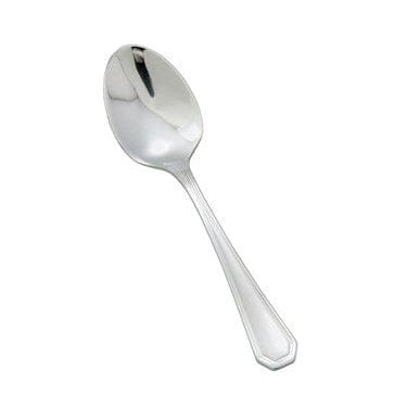 Winco Flatware Dozen Winco 0035-09 Victoria Stainless Steel Demitasse Spoon 4 3/8 Inch Extra Heavy Weight Mirror Finish | Denson CFE
