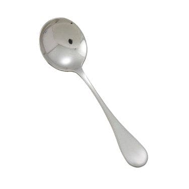 Winco Flatware Dozen Winco 0037-04 Venice Flatware Extra Heavyweight Stainless Steel Bouillon Spoon | Denson CFE