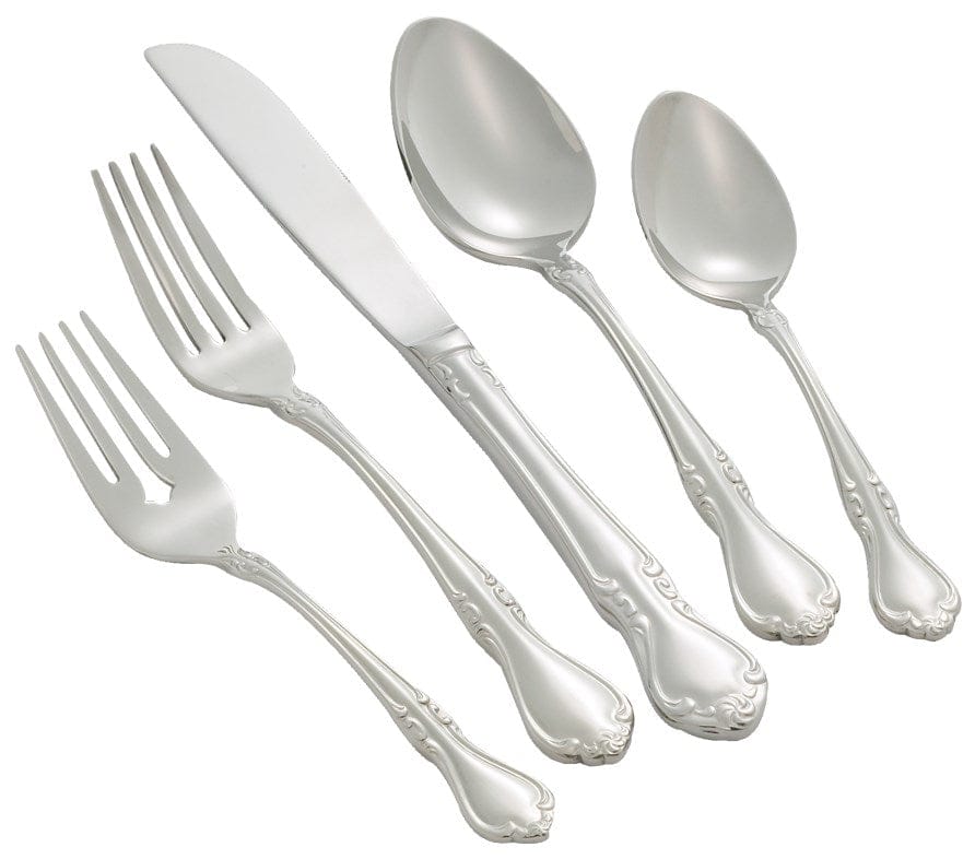 Winco Flatware Dozen Winco 0039-08 9-5/16 Inch Chantelle Flatware Dinner Knife in 18/8 Stainless Steel | Denson CFE