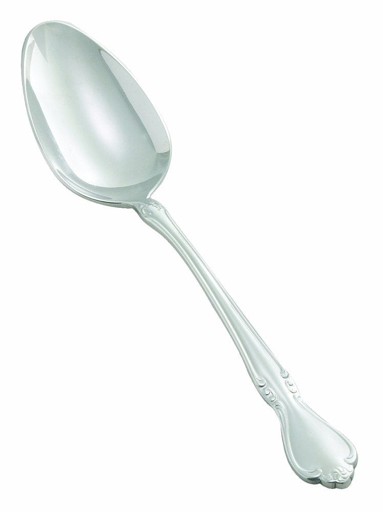 Winco Flatware Dozen Winco 0039-10 8.5 Inch Chantelle Flatware 18/8 Stainless Steel European Size Tablespoon | Denson CFE