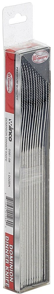 Winco Flatware Pack Winco 0081-08 8 Inch Stainless Steel Dominion Dinner Knife | Denson CFE