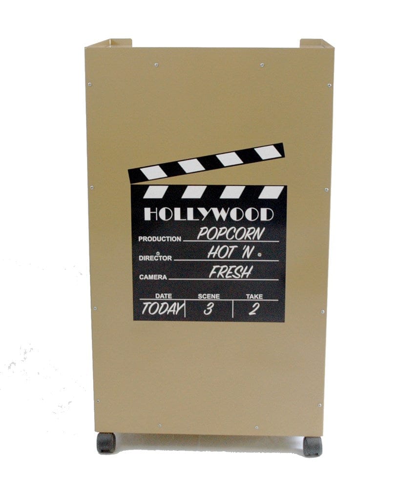 Winco Food and Beverage Set Winco Benchmark 30080 Premiere Popcorn Machine Pedestal with Storage Compartment and Casters | Denson CFE