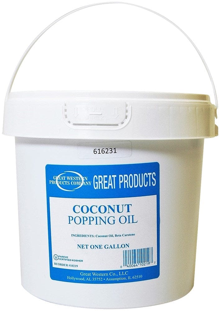 Winco Food & Beverage Each Winco Benchmark 40011 Coconut Popping Oil 1 Gallon for Perfect Movie Theater Popcorn | Denson CFE