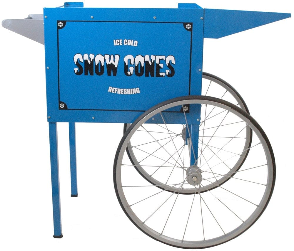 Winco Food & Beverage Set Winco Benchmark 30070 Snow Cone Machine Cart in Blue with Large Wheels | Denson CFE