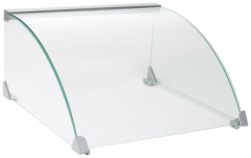 Winco Food Display and Merchandising Each Winco EHDG-11SG Spectrum Hot Dog Grill Sneeze Guard with Clear Polycarbonate and Metal Frame | Denson CFE