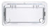 Winco Food Pans Each Winco SP7300H Hinged Lid Cover for Food Storage Containers 1/3 Size Clear Notched Design | Denson CFE