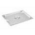 Winco Food Pans Each Winco SPCH 1/2 Size Slotted Stainless Steel Steam Table Pan Cover for Commercial Kitchens | Denson CFE