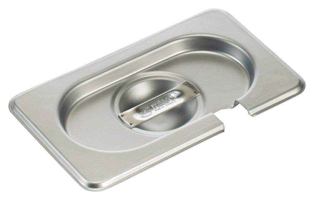 Winco Food Pans Each Winco SPCN-GN Stainless Steel Slotted Steam Pan Cover for SPJH-906GN | Denson CFE