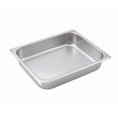Winco Food Pans Each Winco SPH2 Half Sized Steam Pan, Stainless