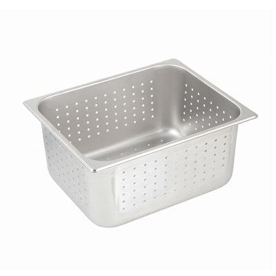 Winco Food Pans Each Winco SPHP6 Perforated Half Size Table Pan 6"