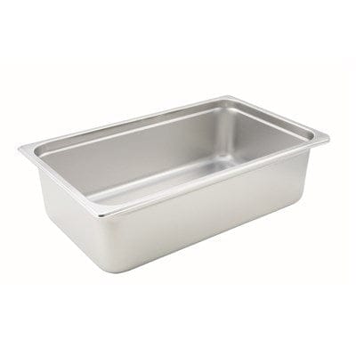 Winco Food Pans Each Winco SPJH-106 Anti-Jam Full-Size Steam Pan 6 Inch Deep 22 Quart Capacity | Denson CFE