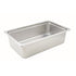 Winco Food Pans Each Winco SPJH-106 Anti-Jam Full-Size Steam Pan 6 Inch Deep 22 Quart Capacity | Denson CFE
