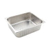 Winco Food Pans Each Winco SPJH-204PF Perforated Half Size Steam Pan 22 Gauge Stainless Steel 4 Inch Deep | Denson CFE