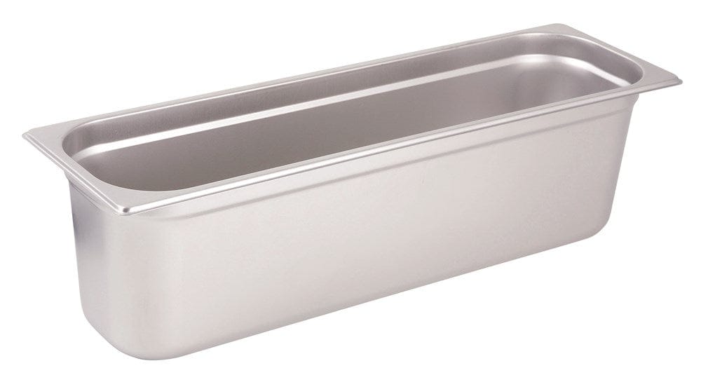 Winco Food Pans Each Winco SPJL-6HL Anti-jam Half Long Steam Table Pan 6 inch Deep | Denson CFE