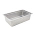Winco Food Pans Each Winco SPJM-106 Full Size Solid Anti-Jam Steam Table Pan 24 Gauge Stainless Steel | Denson CFE