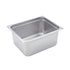 Winco Food Pans Each Winco SPJM-206 6" Half Size Solid Anti-Jam Steam Table Pan / Hotel Pan - 24 Gauge