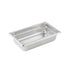 Winco Food Pans Each Winco SPJM-402 2 1/2" Quarter Size Solid Anti-Jam Steam Table Pan | Denson CFE