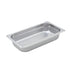 Winco Food Pans Each Winco SPJM302 Third Size Solid Anti-Jam Steam Table Pan 24 Gauge Stainless Steel | Denson CFE