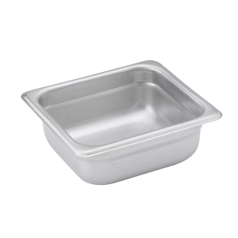 Winco Food Pans Each Winco SPJM602 Sixth Size Solid Anti Jam Steam Table Pan 24 Gauge | Denson CFE