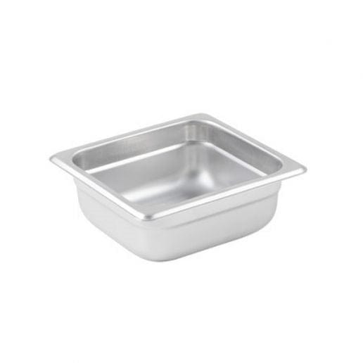 Winco Food Pans Each Winco SPJM602 Sixth Size Solid Anti Jam Steam Table Pan 24 Gauge | Denson CFE