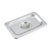Winco Food Pans Each Winco SPSCN 1/9 Size Stainless Steel Solid Steam Table / Hotel Pan Cover