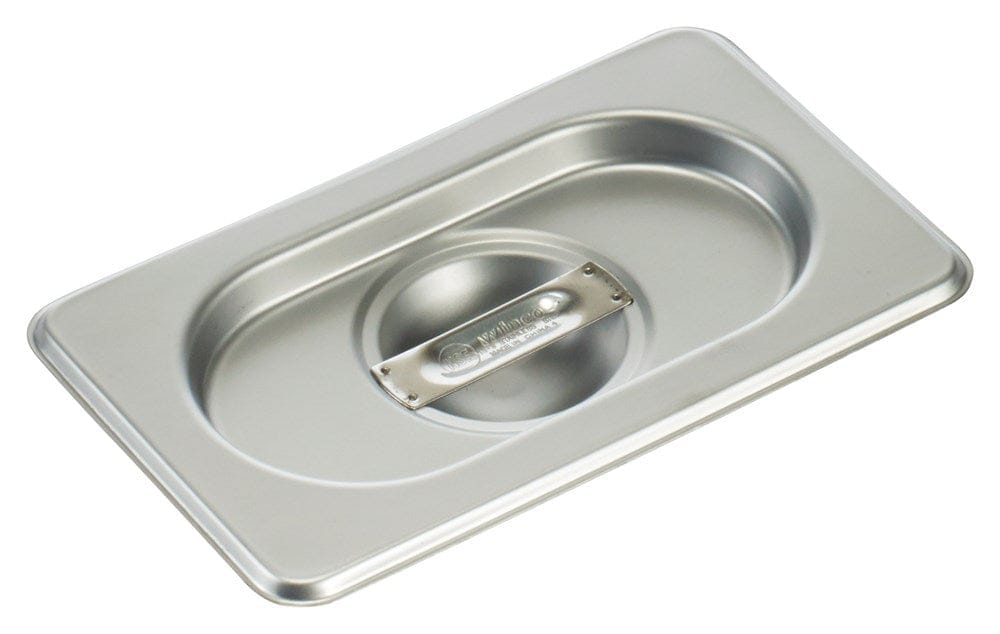 Winco Food Pans Each Winco SPSCN-GN Stainless Steel Steam Pan Cover for SPJH-906GN Solid Design with Handle | Denson CFE