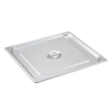 Winco Food Pans Each Winco SPSCTT S/S Steam Pan Cover, 2/3 Size, Solid