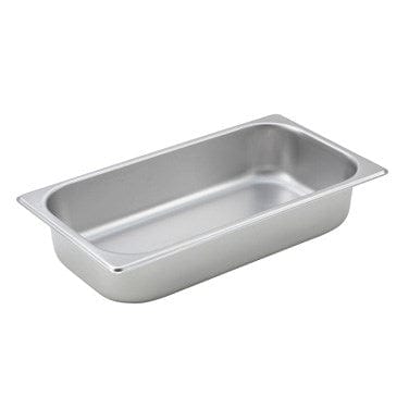 Winco Food Pans Each Winco SPT2 Straight-sided Steam Pan, 1/3 Size, 2-1/2", 25 Ga S/S