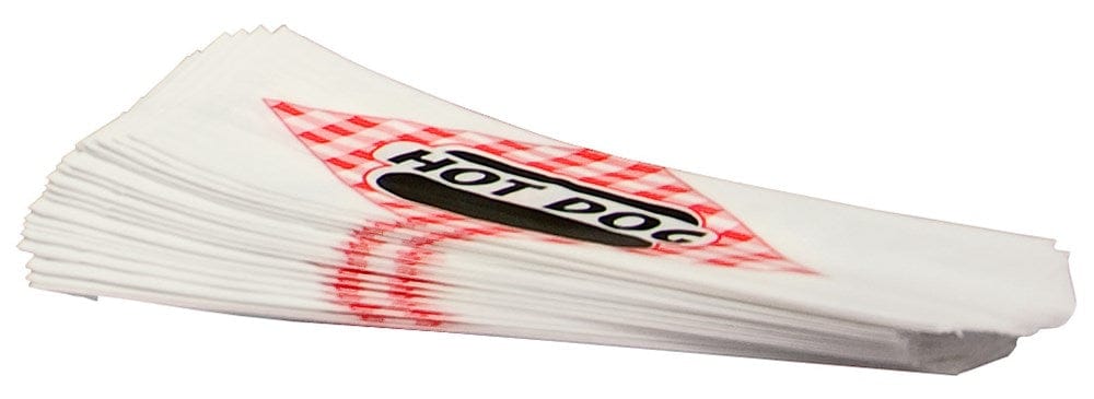 Winco Food Service Supplies Box Winco 68001 Benchmark Paper Hot Dog Bags Pack of 1000 | Denson CFE