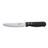 Winco Food Service Supplies Dozen / Black Winco K-85P Jumbo Steak Knife 5 Inch Blade Black Plastic Handle | Denson CFE