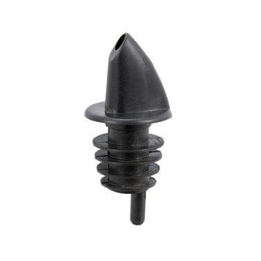 Winco Food Service Supplies Dozen / Black Winco PPR-2K Black Plastic Free Flow Pourer | Denson CFE