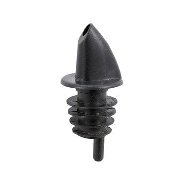 Winco Food Service Supplies Dozen / Black Winco PPR-2K Black Plastic Free-Flow Pourer | Denson CFE