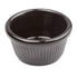 Winco Food Service Supplies Dozen / Small / Black Winco RFM-4K 4 Ounce Fluted Ramekin Black for Stylish Dining | Denson CFE