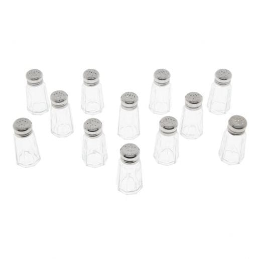 Winco Food Service Supplies Dozen Winco G-105 Glass Paneled Shaker 1 Ounce with Mushroom Top | Denson CFE