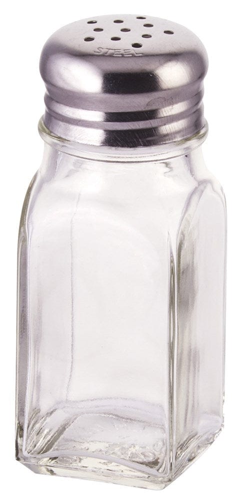 Winco Food Service Supplies Dozen Winco G109 Glass Square Shaker with Mushroom Top 2 Ounce | Denson CFE