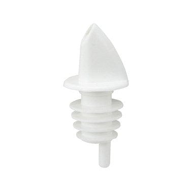 Winco Food Service Supplies Dozen Winco PPR-2W Free Flow Pourer White | Denson CFE
